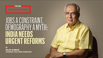 Fortune India: In Conversation | Jobs a constraint, demography a myth: India needs urgent reforns