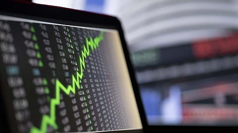 The rally was broad-based, with all 16 major sectoral indices trading in positive territory.