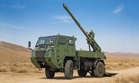 KSSL introduced the MArG (Mounted Artillery Gun) series, comprising three variants — MArG 39, MArG 45 and MArG 52 — built on a common 4×4 wheeled platform.
