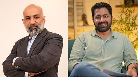 L-R: Sanjay Dwivedi, Group CEO and CFO; Nitin Burman, chief revenue officer, Balaji Telefilms