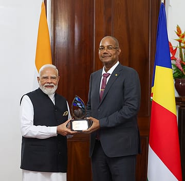'Guardian of the Blue Horizon': PM Modi receives Seychelles' highest environmental honour