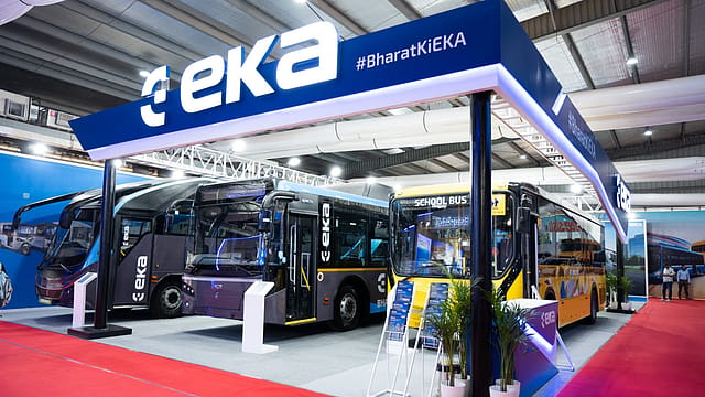 EKA Mobility launches 9-metre electric school bus with up to 180-km range at Prawaas 5.0 EKA Mobility launches 9-metre electric school bus with up to 180-km range at Prawaas 5.0
