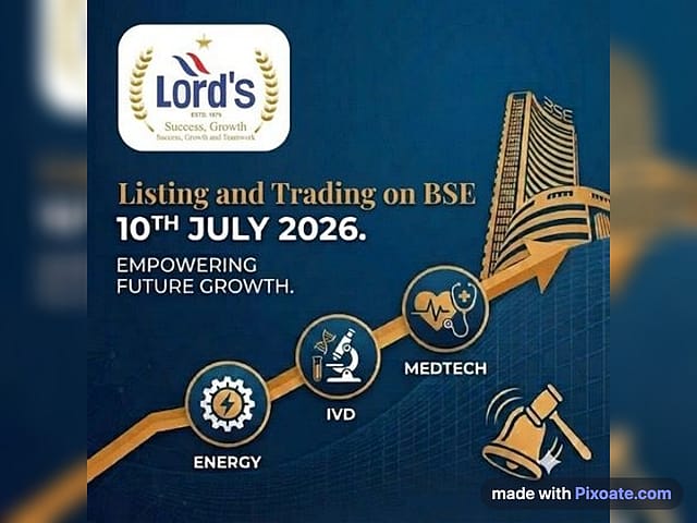 Lord’s Mark Industries Limited Gets Listed on Bombay Stock Exchange Lord’s Mark Industries Limited Gets Listed on Bombay Stock Exchange