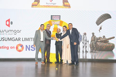 Kusumgar shares got listed on the BSE and NSE today