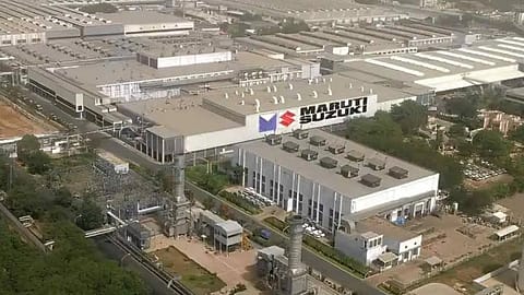 Maruti Suzuki India shares fall as much as 4.6% to an intraday low of ₹12,856 on the BSE