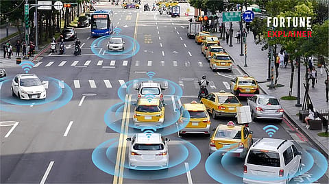Representational image: The Centre has proposed making Vehicle-to-Vehicle (V2V) communication systems mandatory in new vehicles from October 2028 to enhance road safety