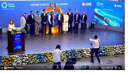 Orient Cables shares got listed on the BSE and NSE today