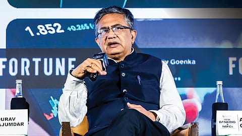 Ashish Chauhan, MD and CEO of NSE, speaks at the Fortune India Banking & NBFCs Summit 2026