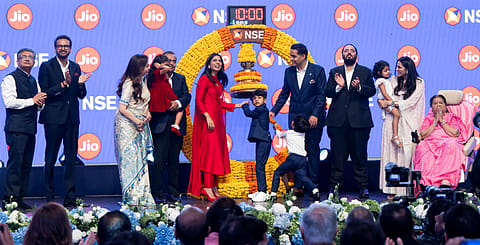 Jio Platforms IPO listed at 21.36% premium over issue price
