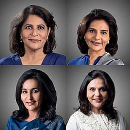 Reddy Sisters: Shobana Kamineni; Sangita Reddy; Preetha Reddy; Suneeta Reddy - Promoter Director/Jt MD/ Exec. Vice Chairperson/MD