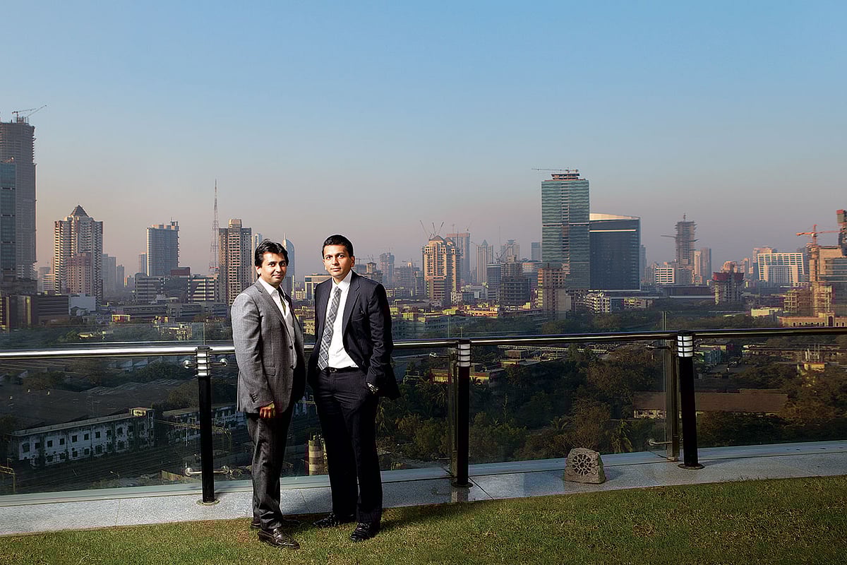 Abhishek Lodha (right) with younger brother Abhinandan.