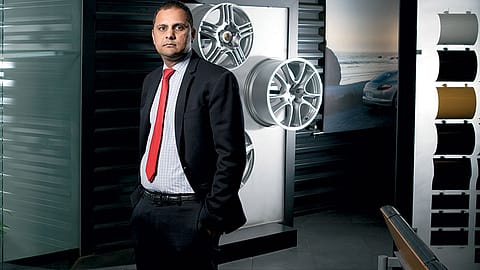Ashish Chordia, the fast-talking car salesman who has taken on auto giant Porsche in a legal battle.