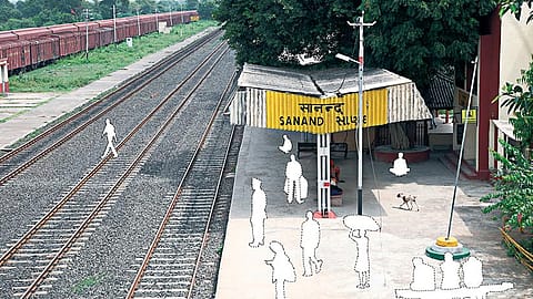 MISSING PIECES: The deserted railway station at Sanand, considered Gujarat’s auto hub, seems representative of the scarcity of skilled labour in the state.