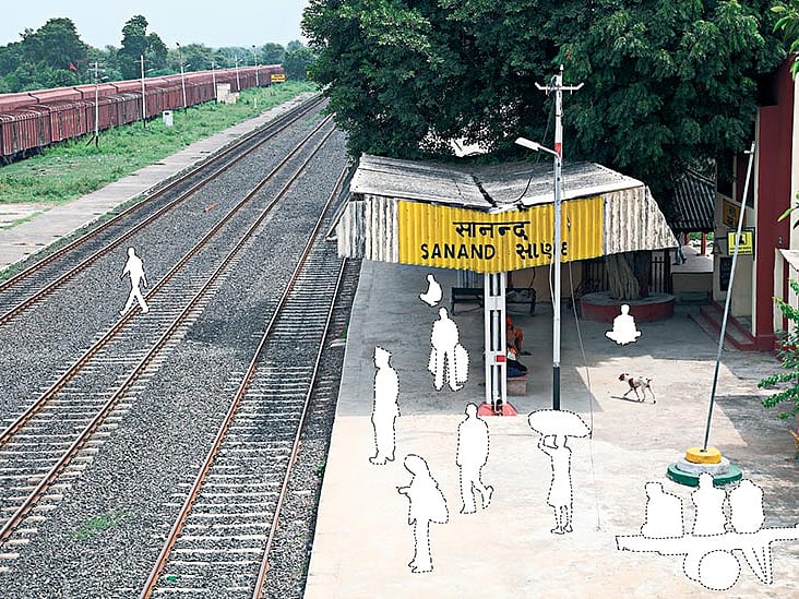 MISSING PIECES: The deserted railway station at Sanand, considered Gujarat’s auto hub, seems representative of the scarcity of skilled labour in the state.  