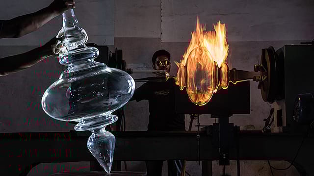 Glass blowing Glass blowing