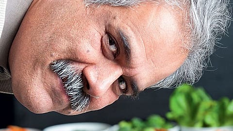 Rahul Bhatia, group managing director, InterGlobe Enterprises, in the kitchen of his restaurant L’Angoor in Gurgaon.