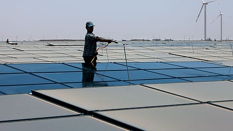 Adani Green's market cap rises to ₹₹2,98,946.53 crore.
