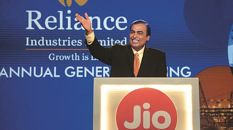 Mukesh Ambani, the Chairman and Managing Director of Reliance Industries