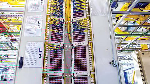 The data centre at Tata Communications’ Bangalore facility.