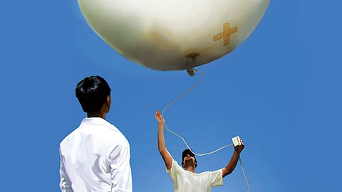 An artist’s impression of the IMD’s weather forecasting equipment.