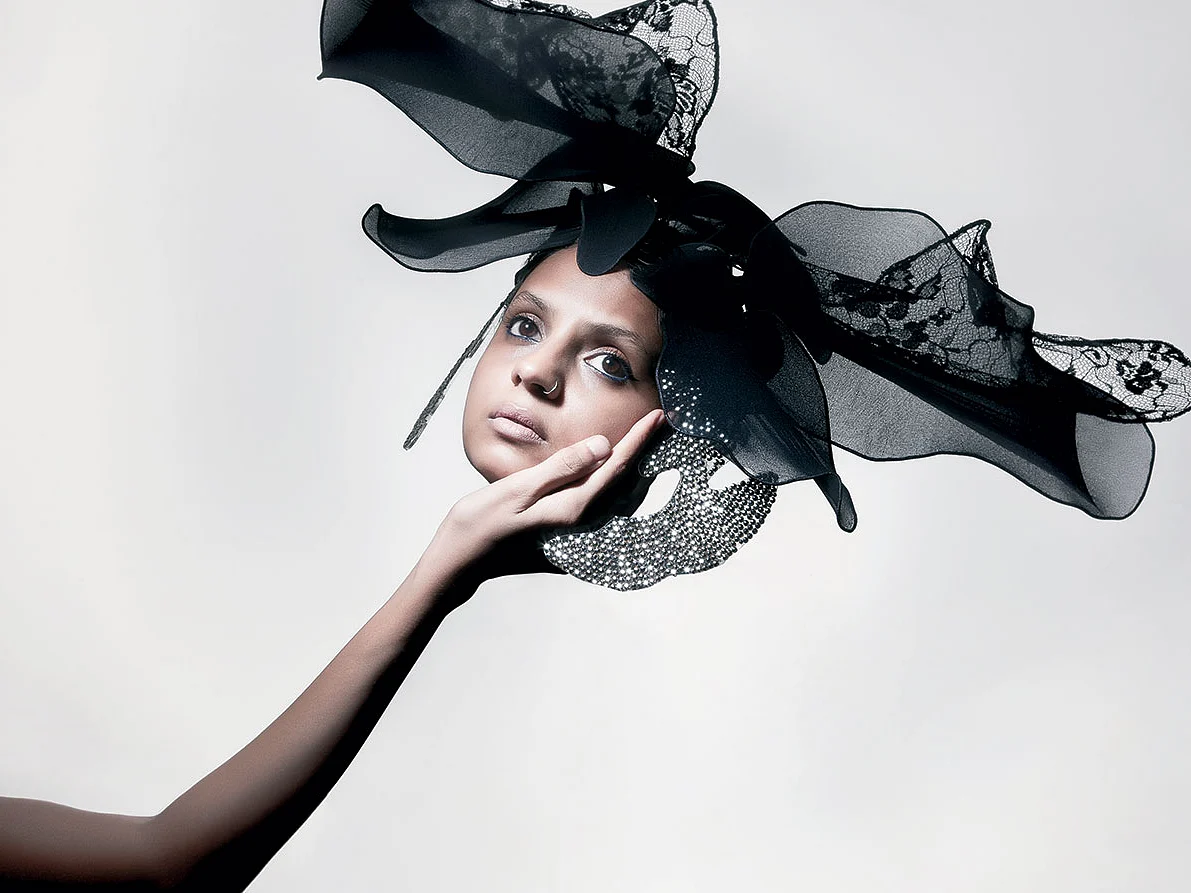 Shilpa Chavan dons her butterfly hat.