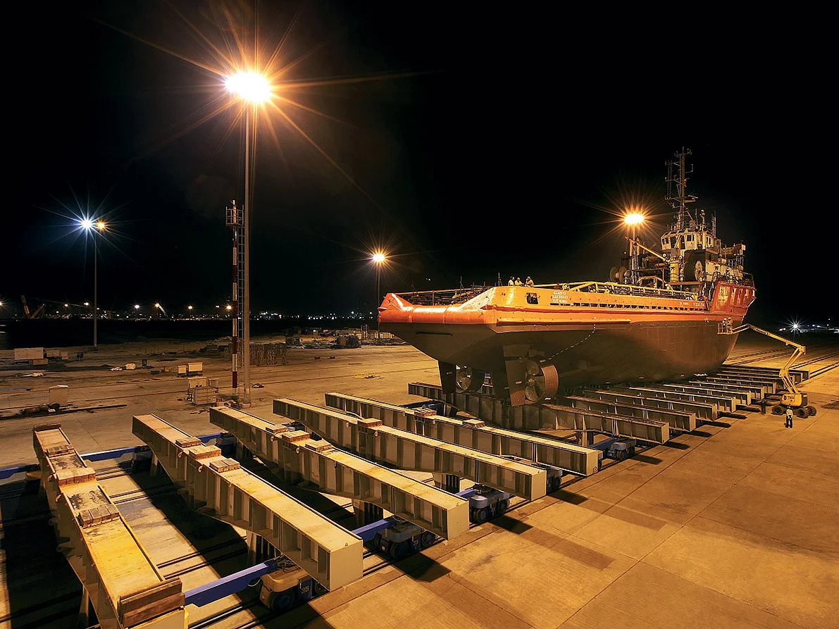 L&amp;T’s shipyard at Kattupalli, near Chennai.