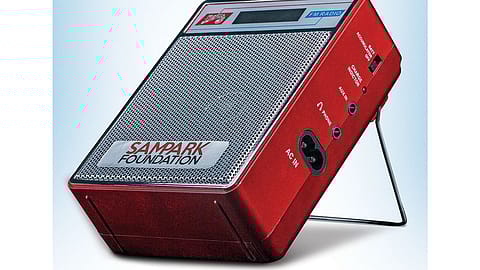 The audio player used in the Sampark Smart Class.