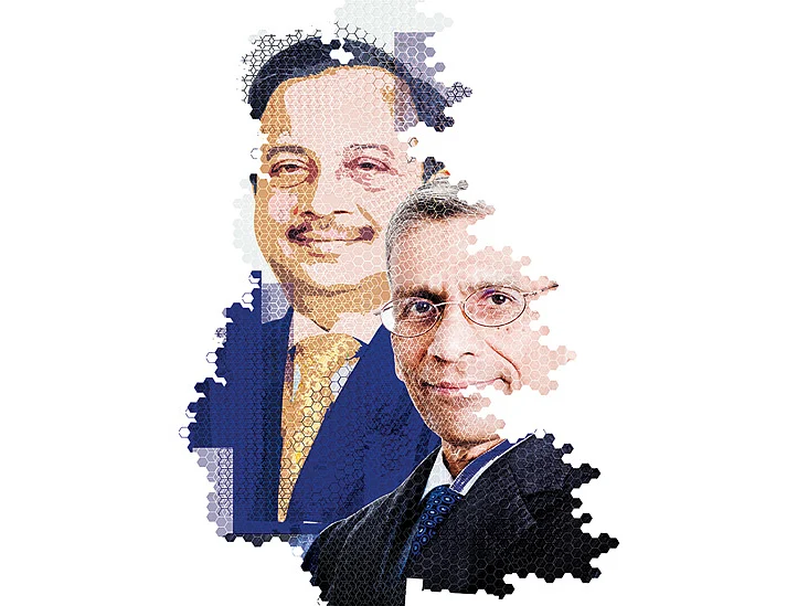 Tata Capital’s Praveen P. Kadle (top) and L&T Finance chief Y.M. Deosthalee are the new stars in the NBFC business.