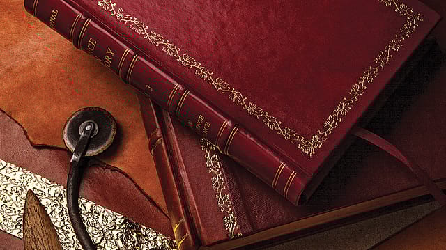 Leather book-binding Leather book-binding