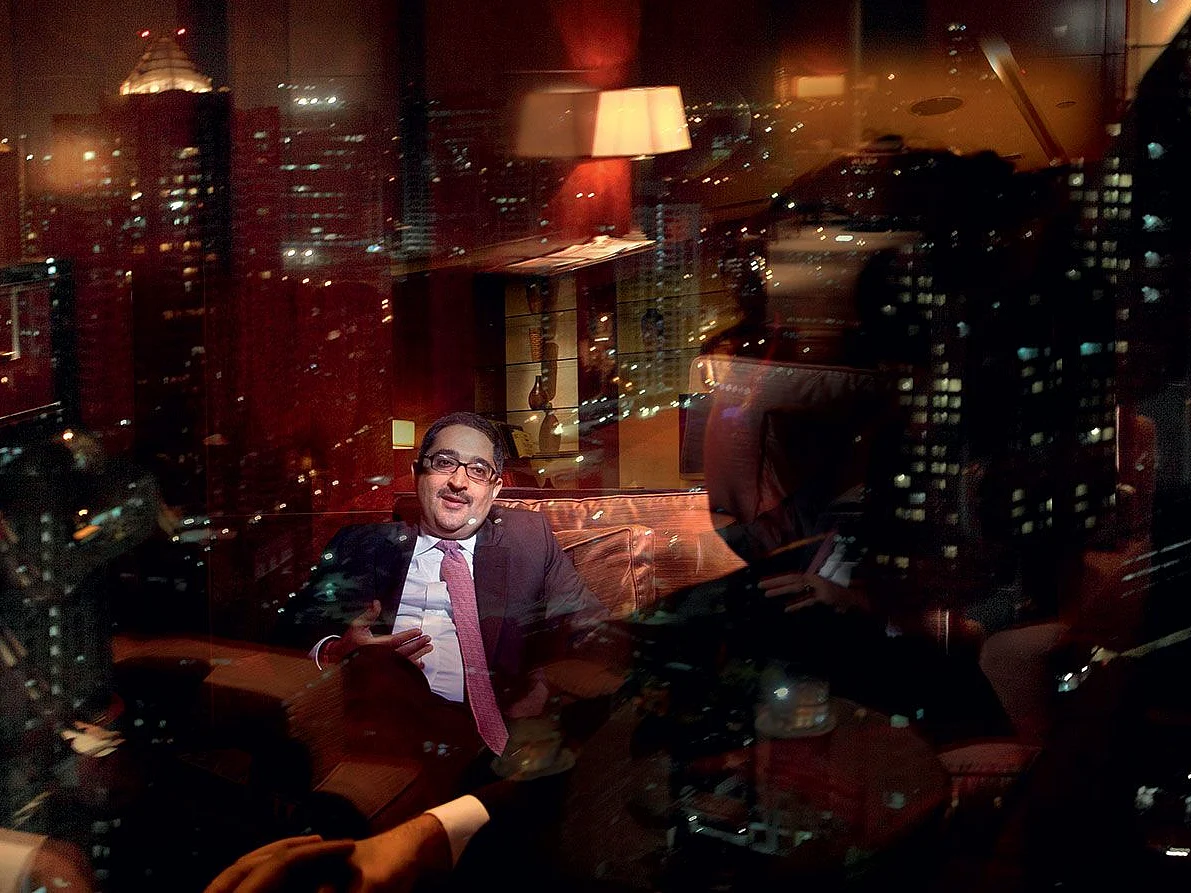 Rahul Chawla, 40 | managing director, Global Market Solutions, Credit Suisse india at a private lounge in the Four Seasons Hotel, Worli, Mumbai.
