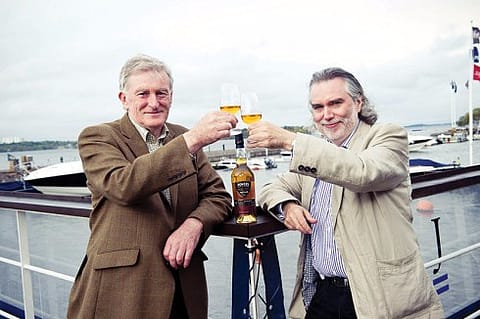 Power Duo: Barry Crockett, Master Distiller at Pernod Recard (left) with Jim Murray