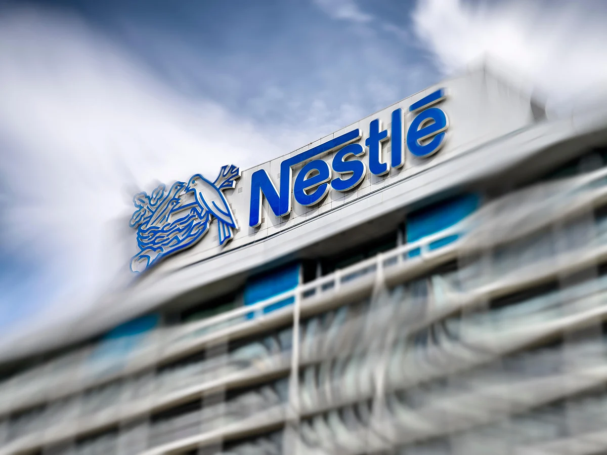 The Nestlé logo. Photo: Alamy