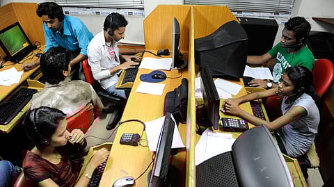 The PLFS said that around 3% of regular workers constituted the “well-off” category earning ₹50,000- ₹1,00,000 per month as salary.