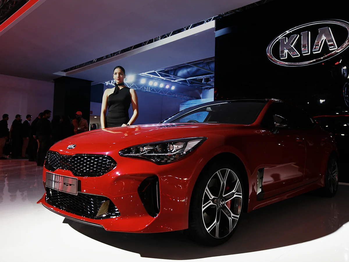 The Kia Stinger at Auto Expo 2018, Greater Noida. Photo by Sanjay Rawat
