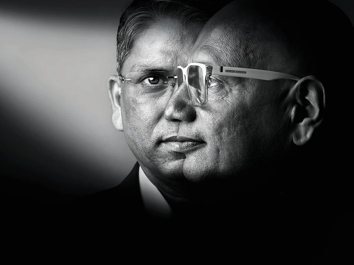 Manohar Bidaye (left), chairman, Zicom Electronic Security Systems, and Pramoud Rao, the managing director . Photo by Narendra Bisht&nbsp;