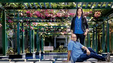 Neha Singh and Abhishek Goyal, co-founders, Tracxn