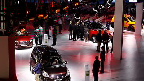 The Maruti Suzuki pavilion at the Auto Expo 2018 held in Greater Noida