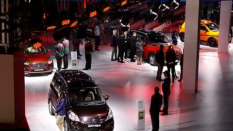 The Maruti Suzuki pavilion at the Auto Expo 2018 held in Greater Noida