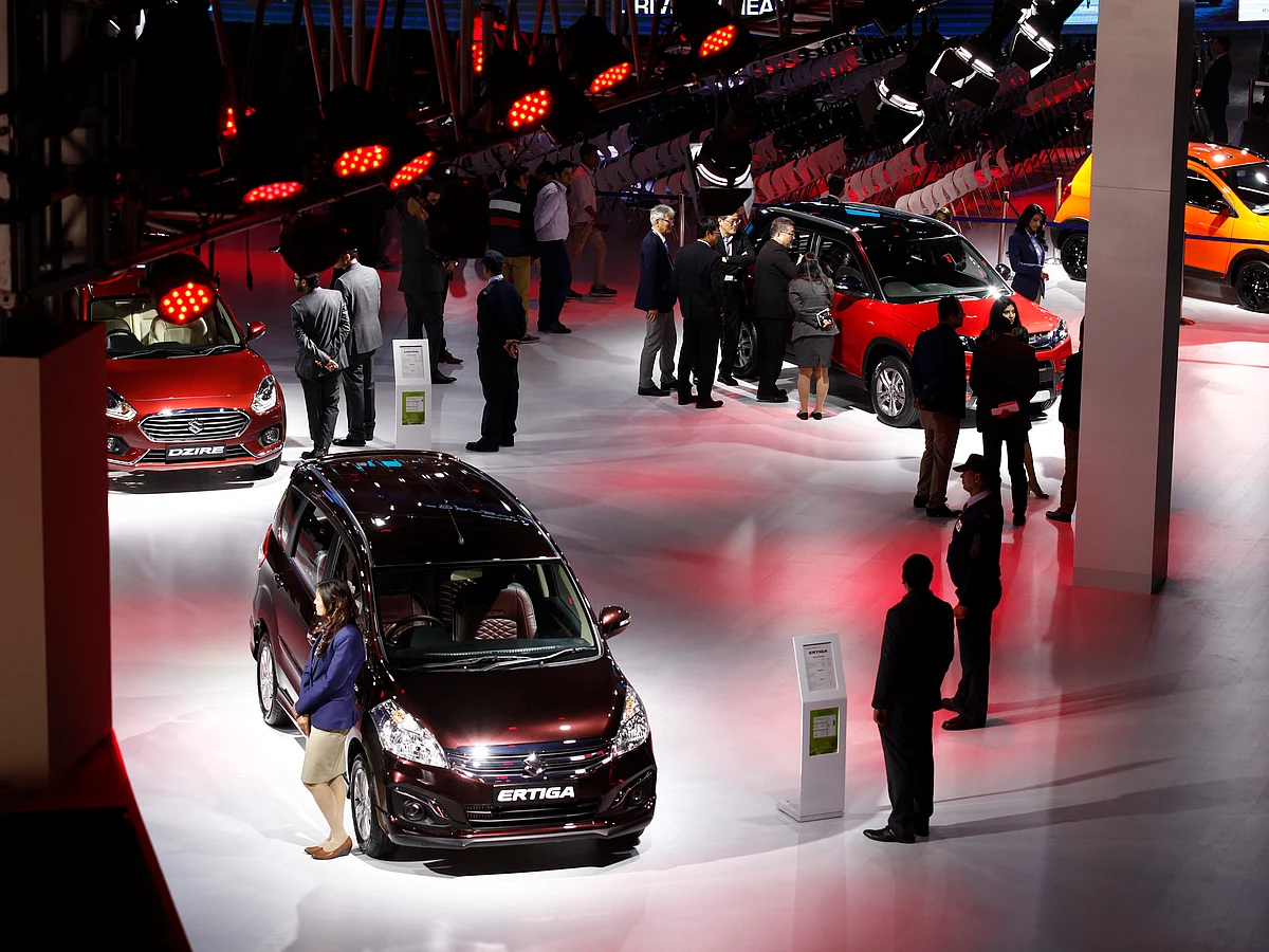 Maruti Suzuki pavilion at the Auto Expo 2018, Greater Noida