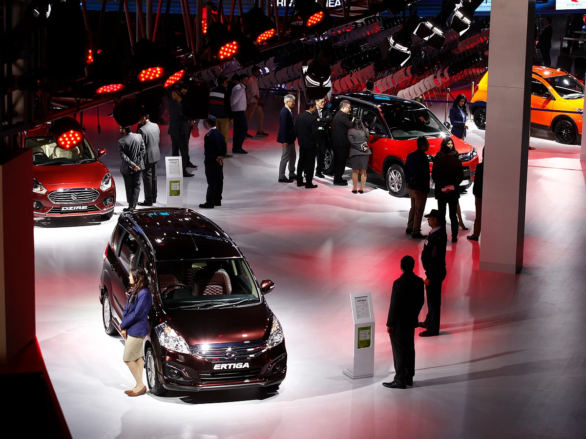 The Maruti Suzuki pavilion at the Auto Expo 2018 held in Greater Noida