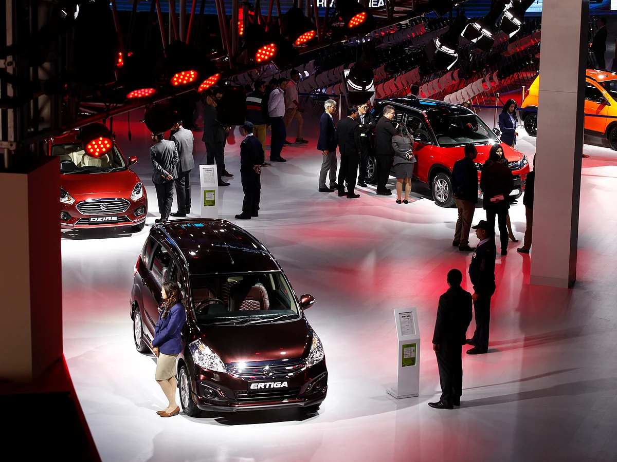 The Maruti Suzuki pavilion at the Auto Expo 2018 held in Greater Noida