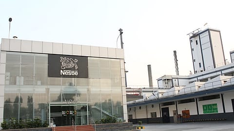 Nestlé clocked a 10.2% year-on-year jump in revenue from operations.