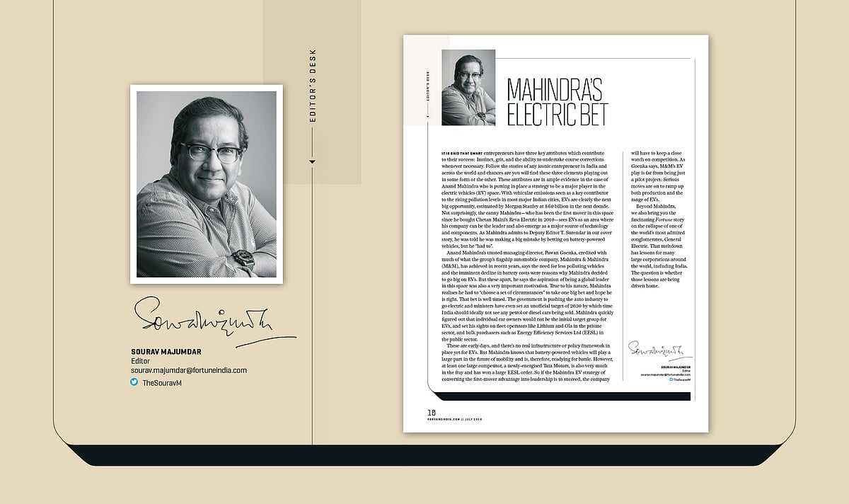  Mahindra’s electric bet