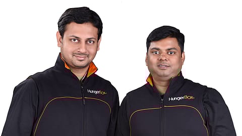 Sandipan Mitra (left) and Uttam Kumar of HungerBox.