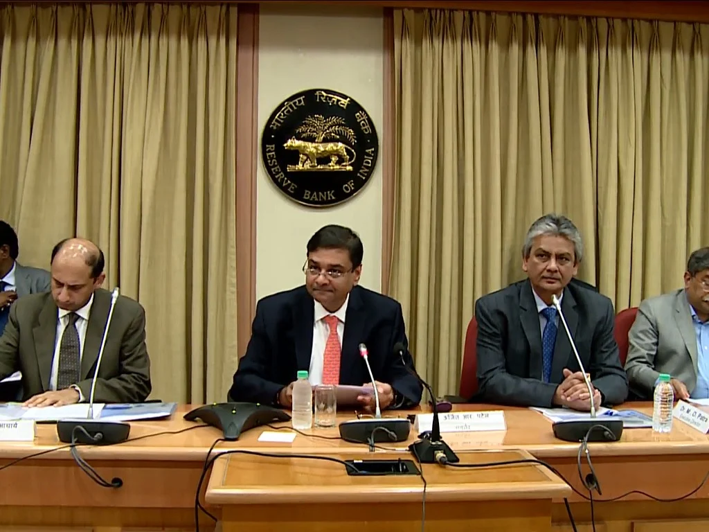 RBI Governor Urjit Patel at media interaction to announce the decisions of the Monetary Policy Committee&nbsp;&nbsp;