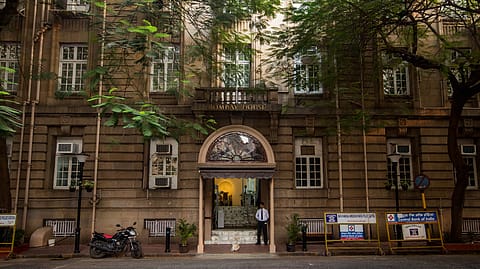Bombay House, the headquarters of the Tata group, which is engaged in businesses as diverse as salt, steel, automobiles, and software.  