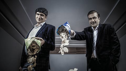 Amit Kumat, managing director and CEO (left); Apoorva Kumat, co-founder and president, Prataap Snacks.