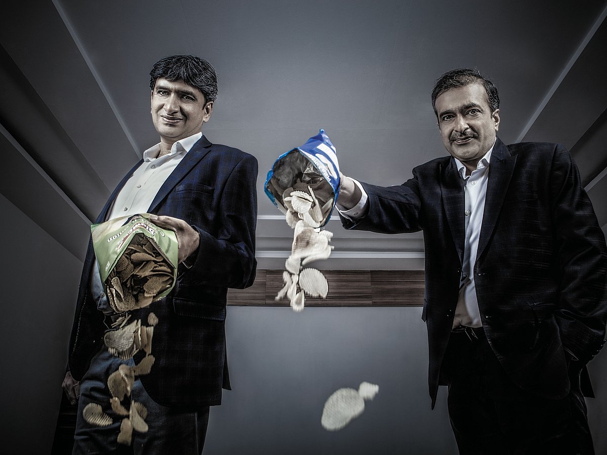 Amit Kumat, managing director and CEO (left); Apoorva Kumat, co-founder and president, Prataap Snacks.