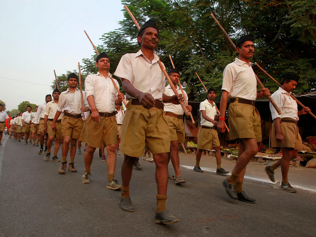 RSS workers  in Allahabad