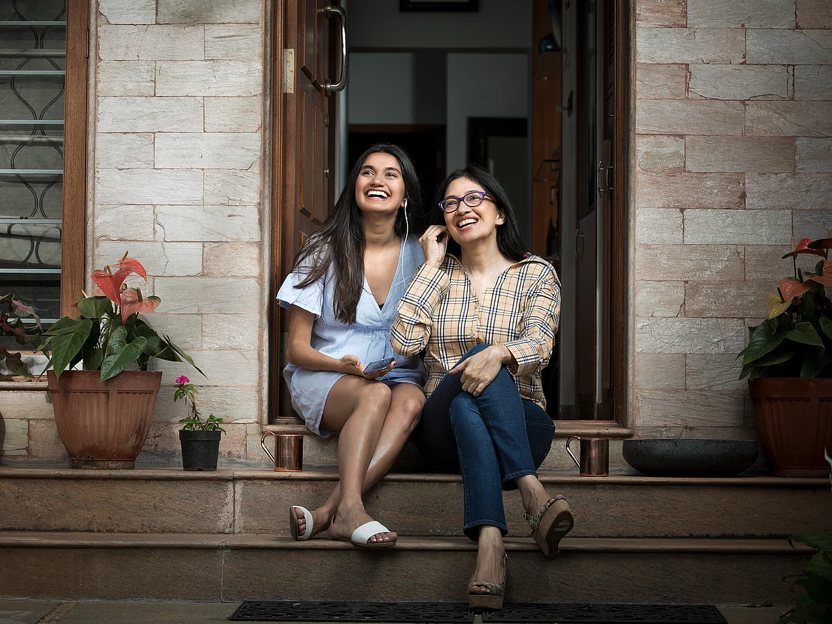 Nivruti Rai, general manager, Intel India, with her daughter Sachi Rai
